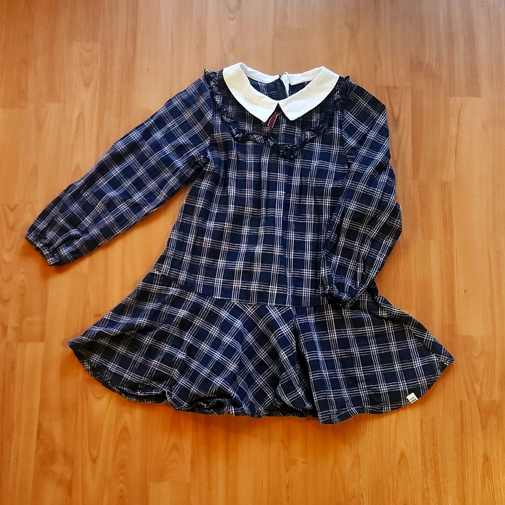 ❤$18/2  (MADE IN KOREA) Navy Dress (6/7T)